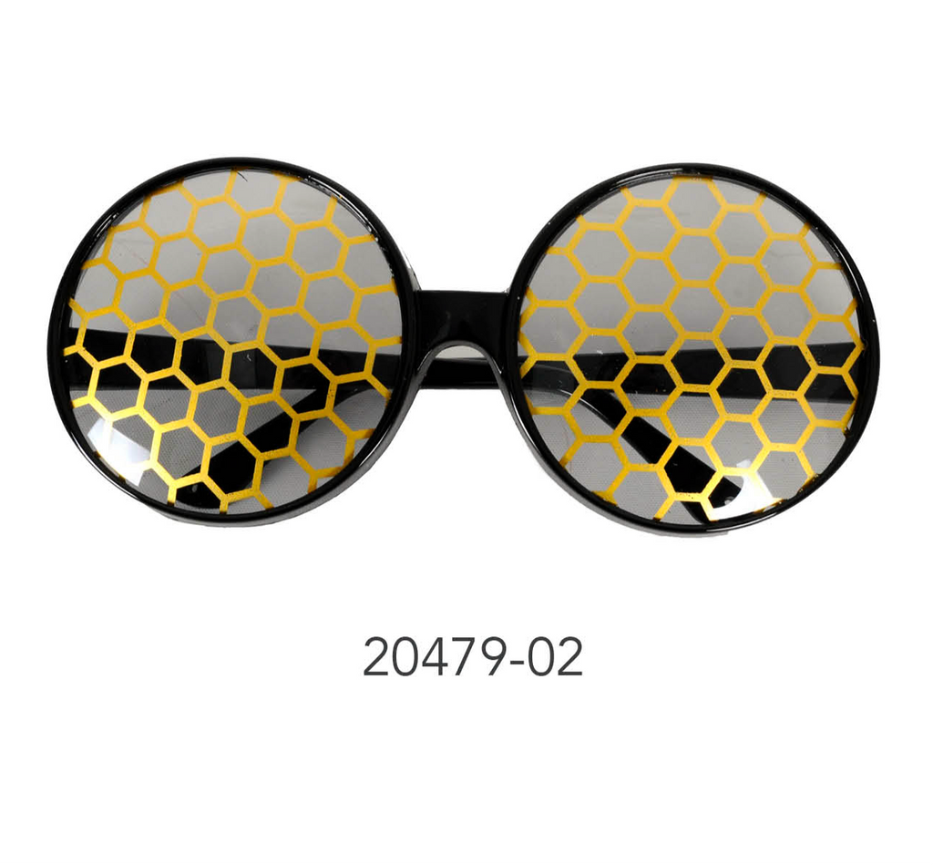 Party Glasses - Bug Eye Gold