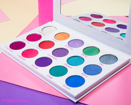 Glitter Girl Unicorn Rainbow Eyeshadow Palette