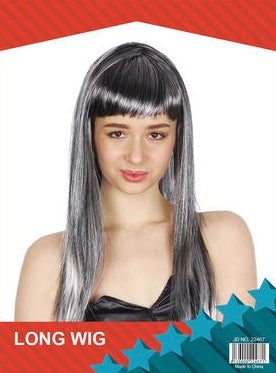 Wig - Long - Grey